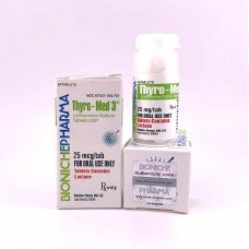 Liothyronine Sodium Tablets (Thyro Med 3) 25mg/tab 60 Tablets 
